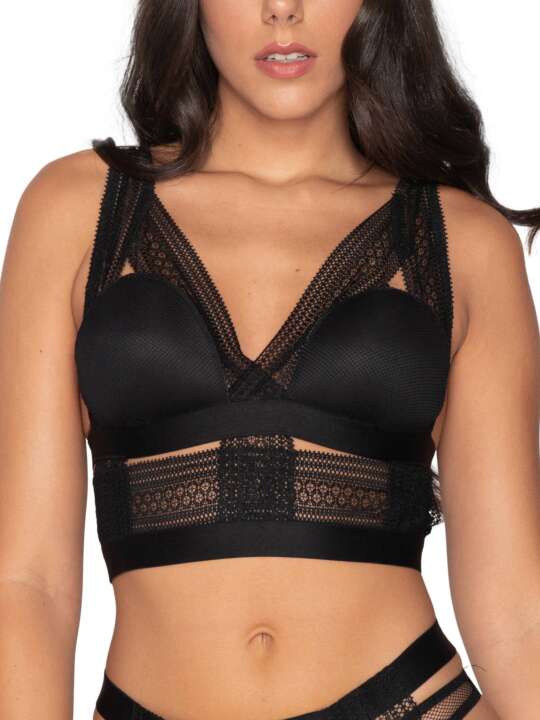 14200LU Bralette Scandal Luna Splendida Noir face