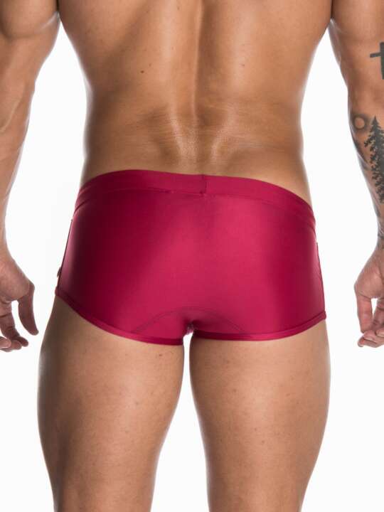 S04138G Shorty de bain Naval Gigo Bordeaux face