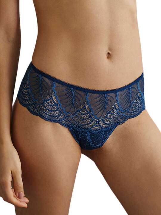 60806SE Shorty string Giorgia Selmark Bleu face