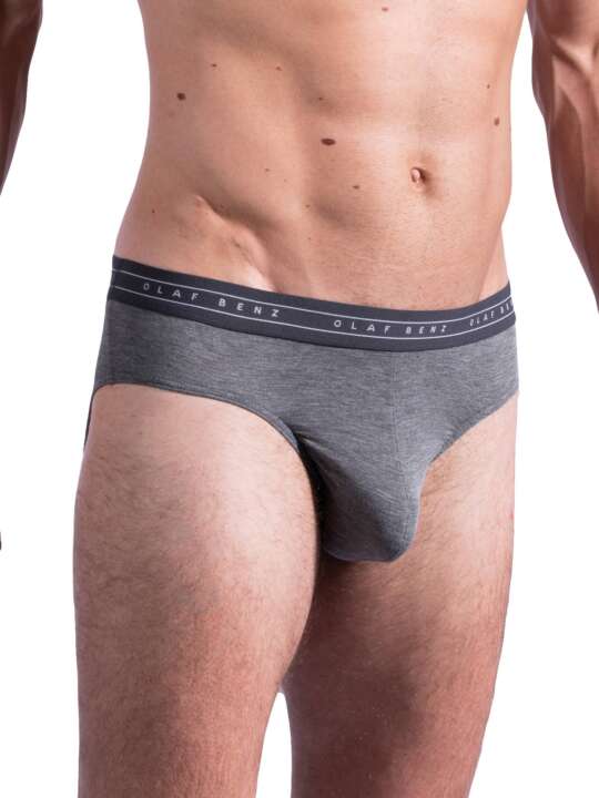 130342O Sports briefs PEARL2158 Olaf Benz Grey face
