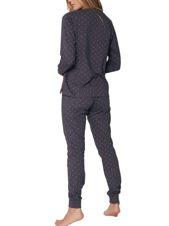 55967AD Pyjama top and trousers Minnie Shy Disney Admas Grey face