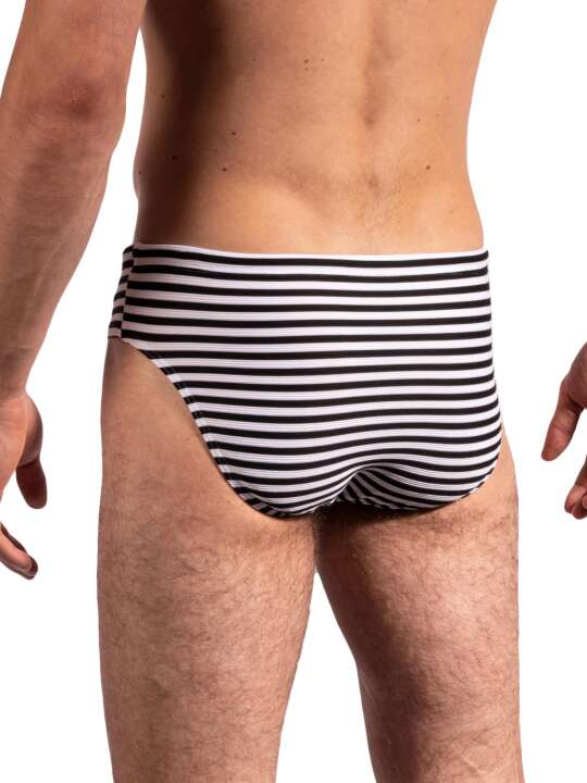 108921O Bathing suit BLU2153 Olaf Benz Black/white face