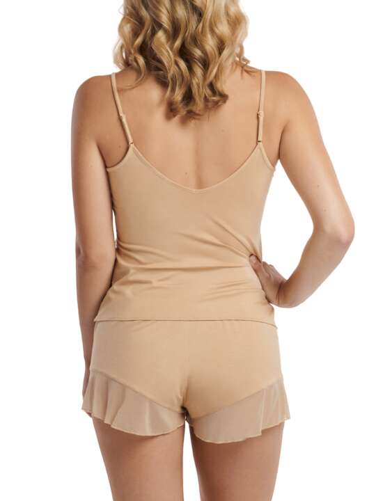 23337LI Pyjama short caraco Diva Lisca Or face