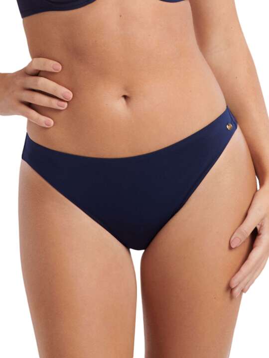 41525LI Bas maillot slip de bain brésilien taille basse Okinawa Lisca Bleu face