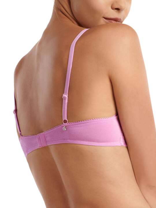60485LI Underwired triangle bra Retromania Lisca Cheek Pink face