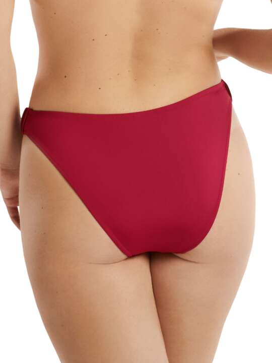 41537LI Bas maillot slip de bain échancré taille basse Isola Rossa Lisca Rouge face