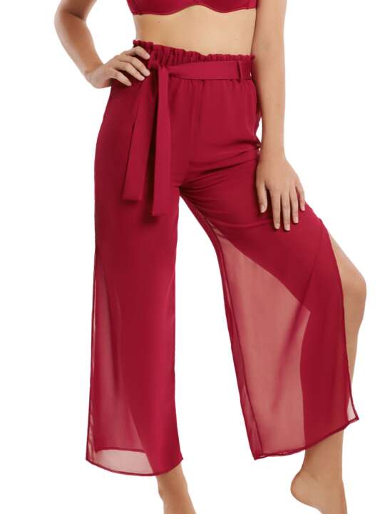 49478LI Pantalon de plage Isola Rossa Lisca Rouge face