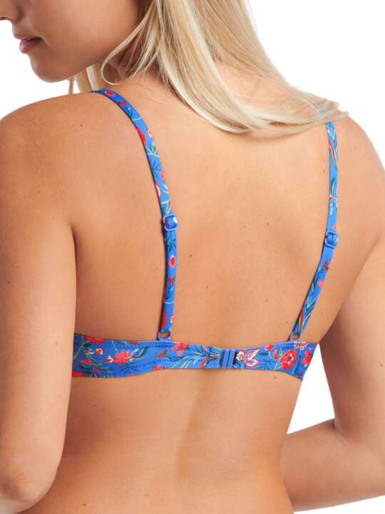 40588LI Haut maillot de bain push-up Java Lisca Bleu face