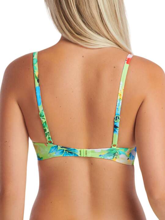 40608LI Haut maillot de bain push-up multipositions Manila Lisca Vert face