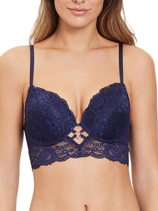 PBT4124 Soutien-gorge push-up Francesca Lascana Bleu face