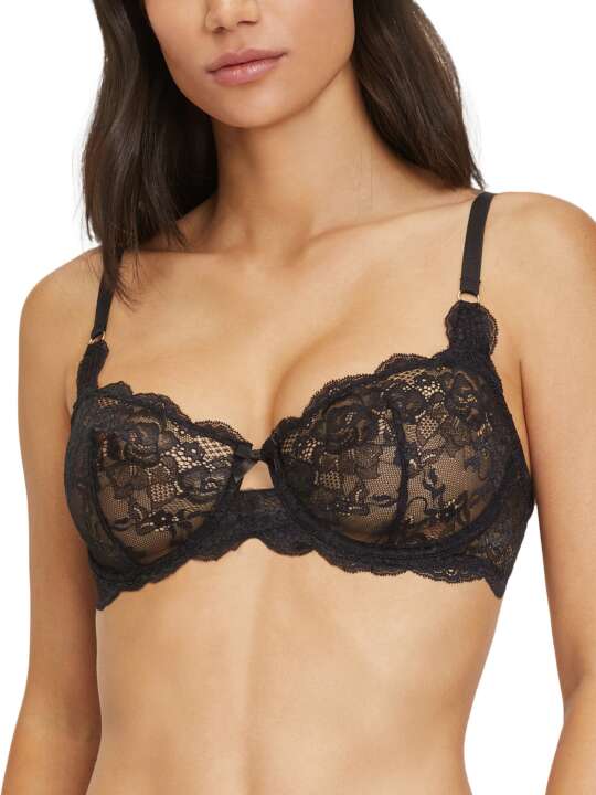 WB4245L Soutien-gorge armaturé Giulietta Lascana Noir face