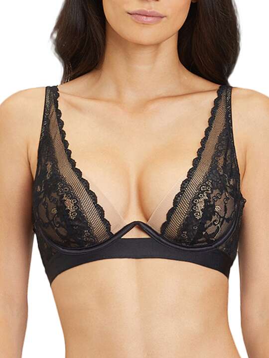 WB4303L Soutien-gorge armaturé Temptation Lascana Noir face