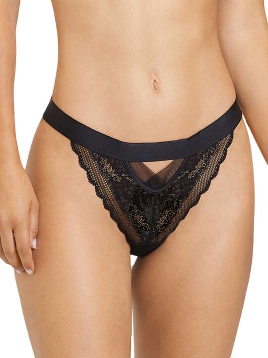 ST4303L String Temptation Lascana Black face