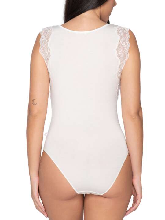 84503LU Body sans manches Micro Touch Luna Splendida Ivoire face