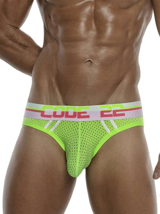 2045COD Slip jockstrap Neo Mesh Code22 Vert face