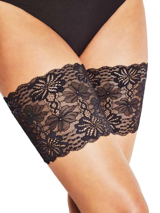 00208SE Bandes élastiques anti-frottement cuisses Selmark Noir face