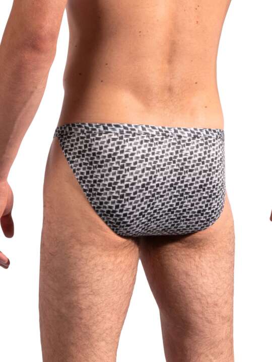 109018O Athletic briefs RED2171 Olaf Benz Printed face