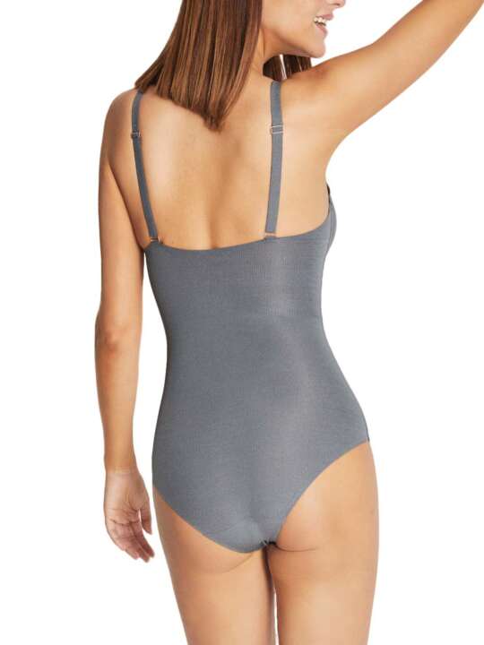 10652SE Underwired bodysuit with removable shells One Selmark Grey face