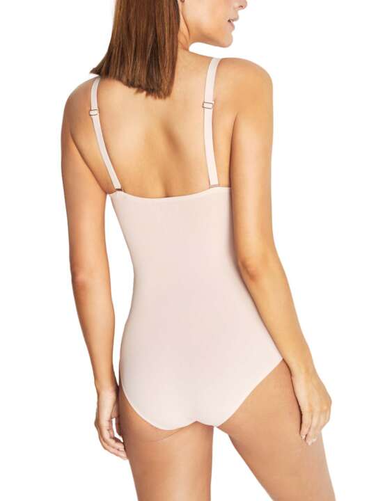 10652SE Underwired bodysuit with removable shells One Selmark Pink face