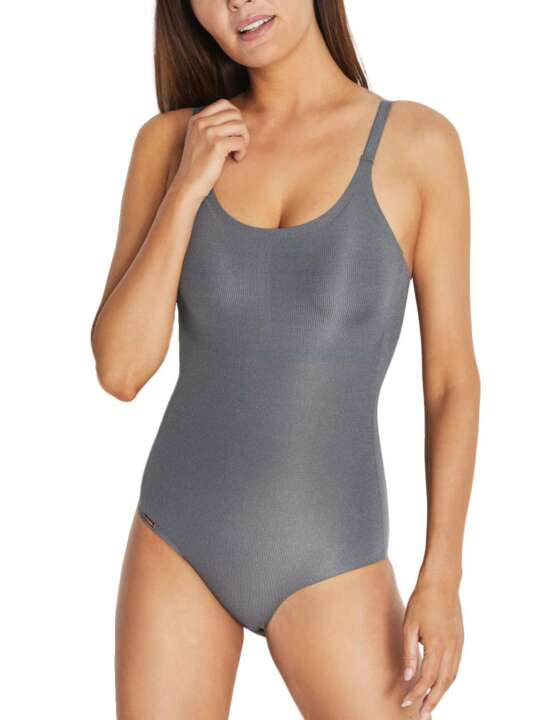 10652SE Underwired bodysuit with removable shells One Selmark Grey face