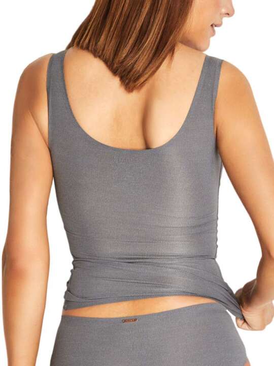 10661SE Tank top without underwire with removable shells One Selmark Grey face