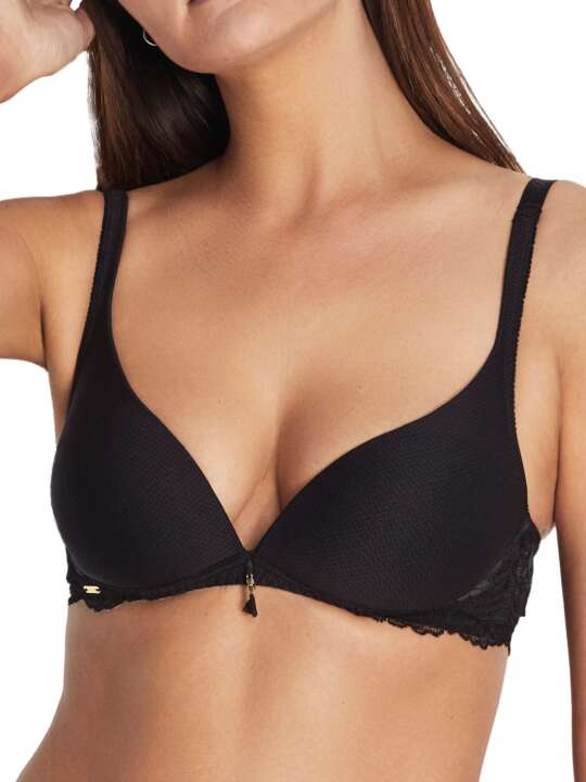 20935SE Soutien-gorge préformé sans armatures Ludovica Selmark Noir face