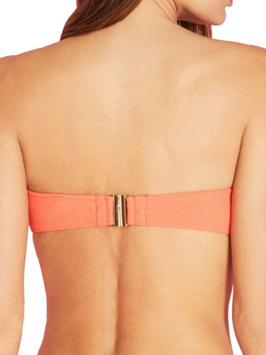 BF216SE Haut maillot de bain bandeau Miami Selmark Mare Corail face