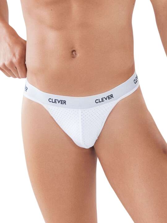0876CL0 String latin Lust Clever Blanc face