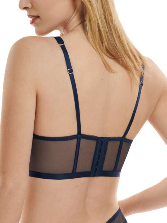 10336LI Soutien-gorge bustier armaturé Jive Lisca Bleu face