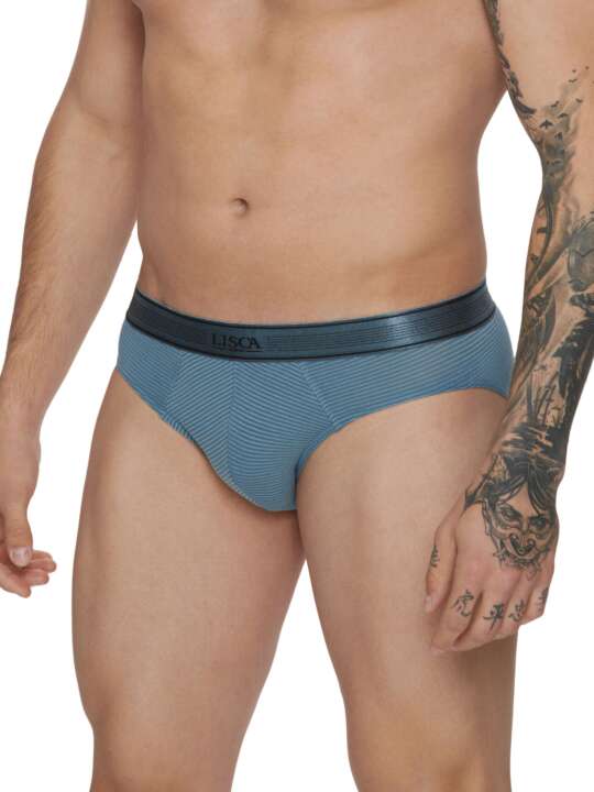 32016LI Slip Zeus Lisca Men Bleu Ciel face