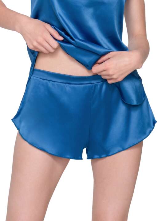 80205LU Short Bas pyjama Prestige Luna Splendida Bleu face