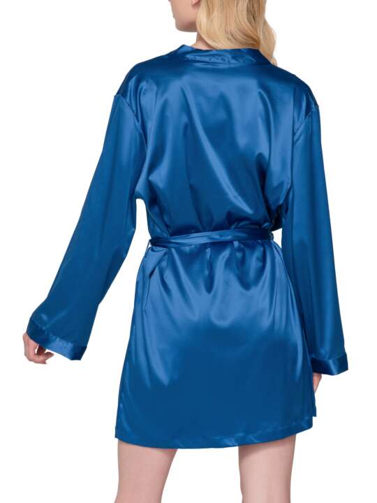 80202LU Kimono satin Prestige Luna Spendida Bleu face
