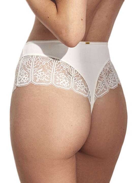 50906SE Thong shorty Nicole Mariage Selmark Ivory face