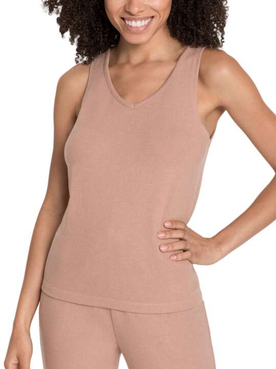 AK2546L Loungewear top Strick Lascana Taupe face