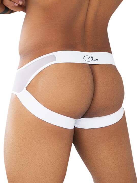 0951CL0 Jockstrap Primal Clever Blanc face