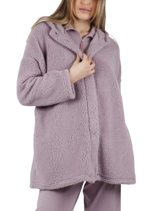 57542AD Veste d'intérieur Comfort Home Admas Violet face