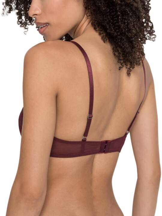 AK115PB Soutien-gorge push-up Temptation Lascana Bordeaux face