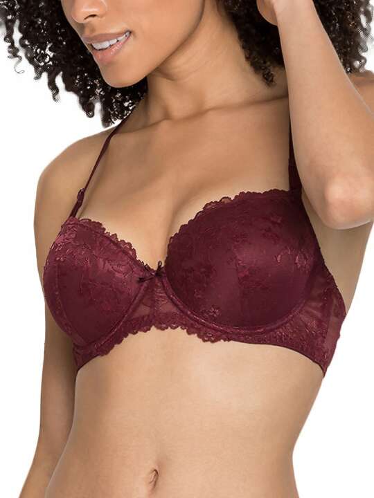 AN206FB Soutien-gorge préformé Séduction Lascana Bordeaux face