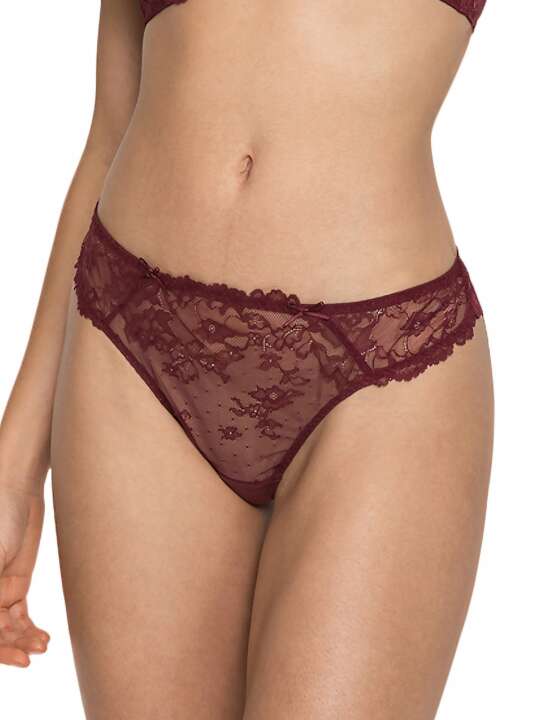 AN206TG Seduction Lascana Brief Burgundy face