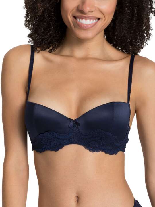 AK130PB Soutien-gorge push-up Sophia Lascana Bleu face