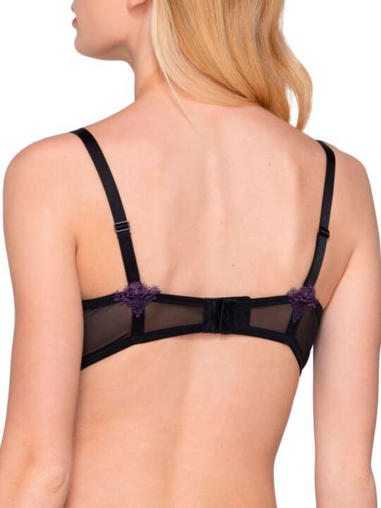 15222LU Soutien-gorge armaturé balconnet Ruby Luna Noir face