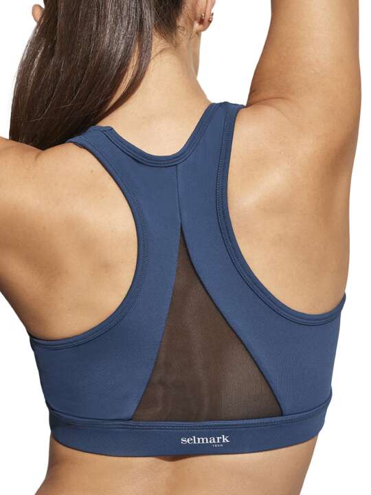 ST462SE Sports bra Tech ST4 Selmark Blue face