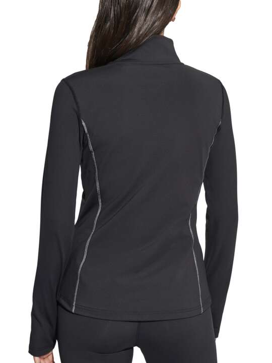 ST468SE Veste sport zippée manches longues Tech ST4 Selmark Noir face