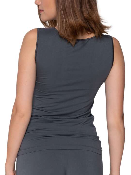 84501LU Sleeveless top Micro Touch Luna Splendida Grey face