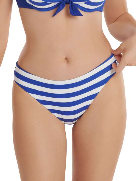 41618LI Bas maillot slip de bain Rhodes Lisca Bleu face