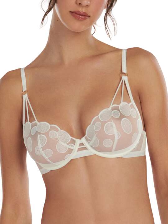 10345LI Soutien-gorge armaturé Venus Mariage Lisca Ivoire face