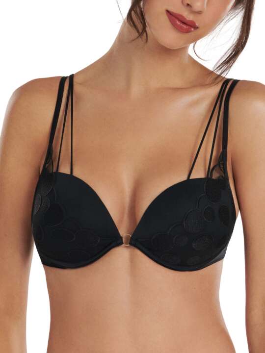 10347LI Soutien-gorge push-up Venus Lisca Noir face