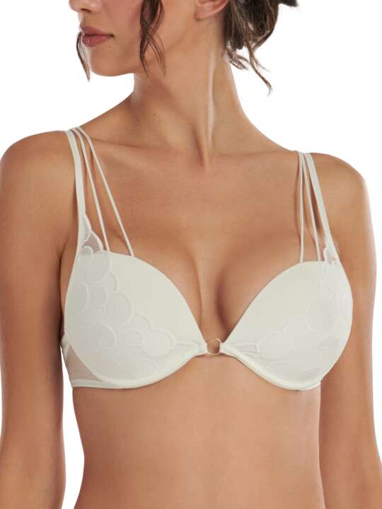 10347LI Soutien-gorge push-up Venus Mariage Lisca Ivoire face