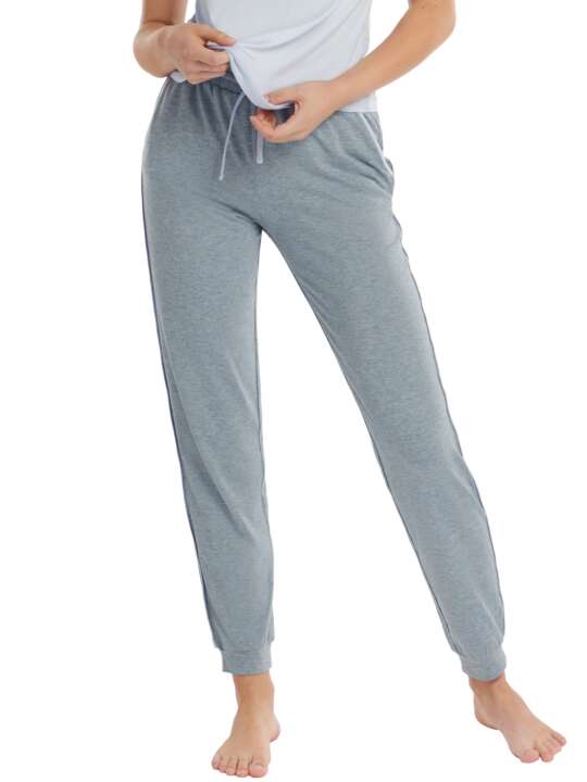 23381LI Bas pyjama pantalon Laura Lisca Gris face