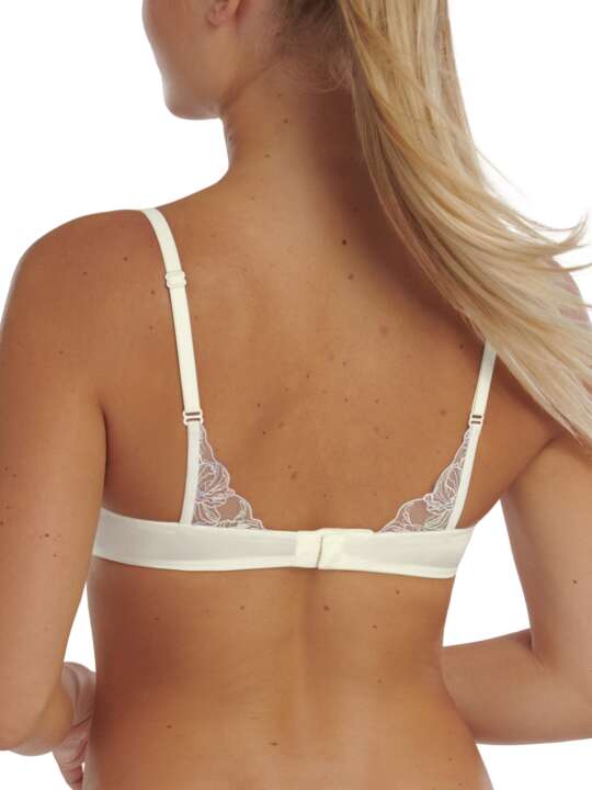 20324LI Soutien-gorge triangle préformé sans armatures Liv Mariage Lisca Ivoire face